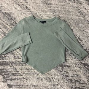 Pastel green crop top
